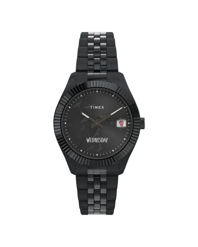 Timex x Wednesday Legacy 36mm - Schwarz Schwarz