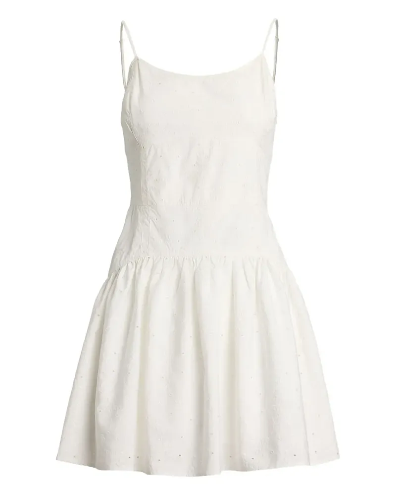 Ralph Lauren Besticktes Kleid - Weiß Weiß