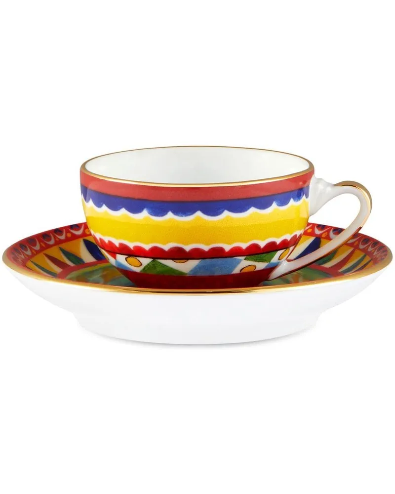Dolce & Gabbana Carretto Siciliano Espresso-Service - Gelb Gelb