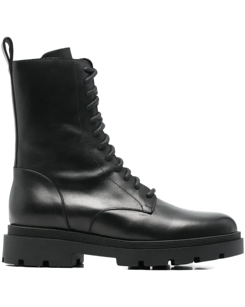 Fabio Rusconi Military-Stiefel mit Schnürung 40mm - Schwarz Schwarz