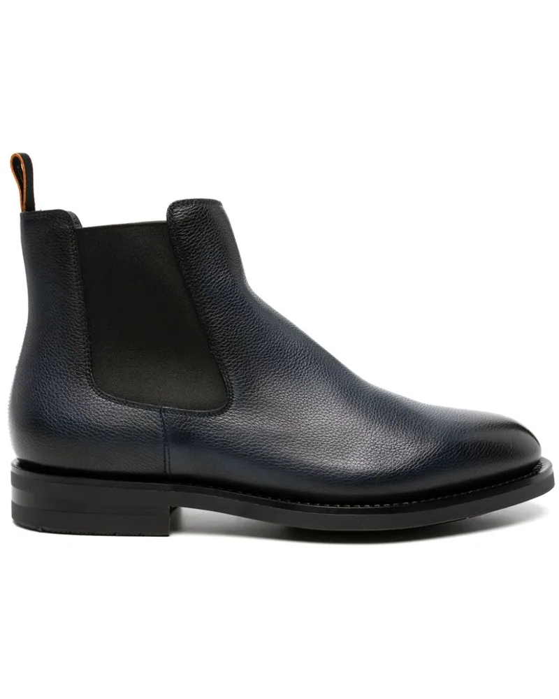 Santoni Klassische Chelsea-Boots - Blau Blau