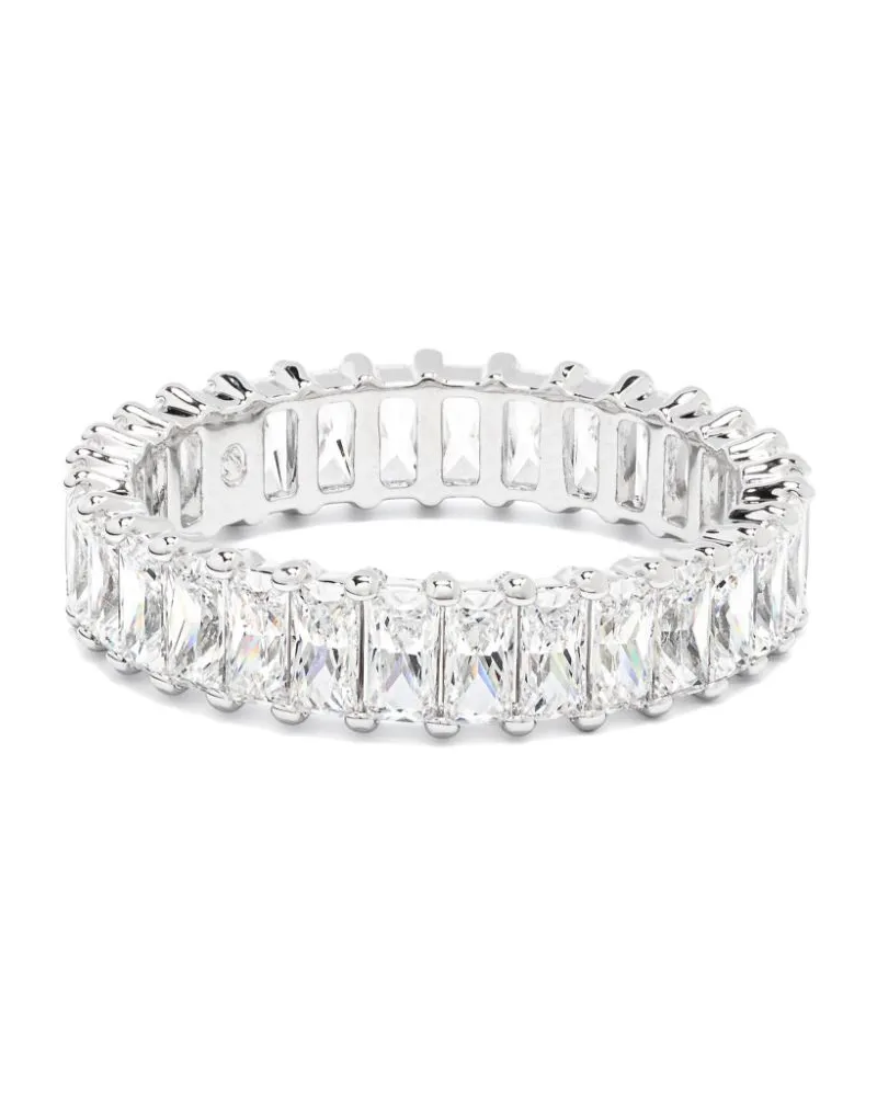 Swarovski Matrix Ring mit Kristallen - Silber Silber