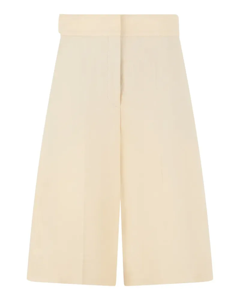 Slowear wide-leg tailored shorts - Nude Nude