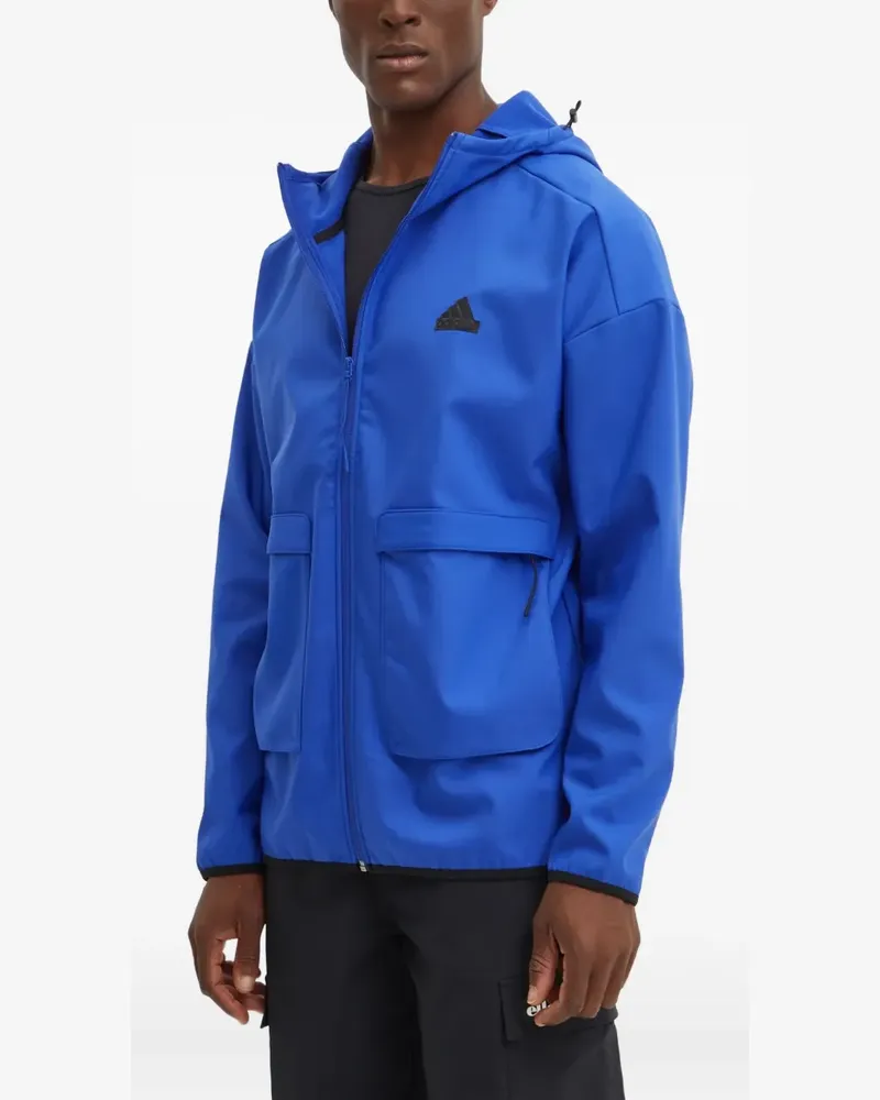adidas Kapuzenjacke mit Reißverschluss - Blau Blau