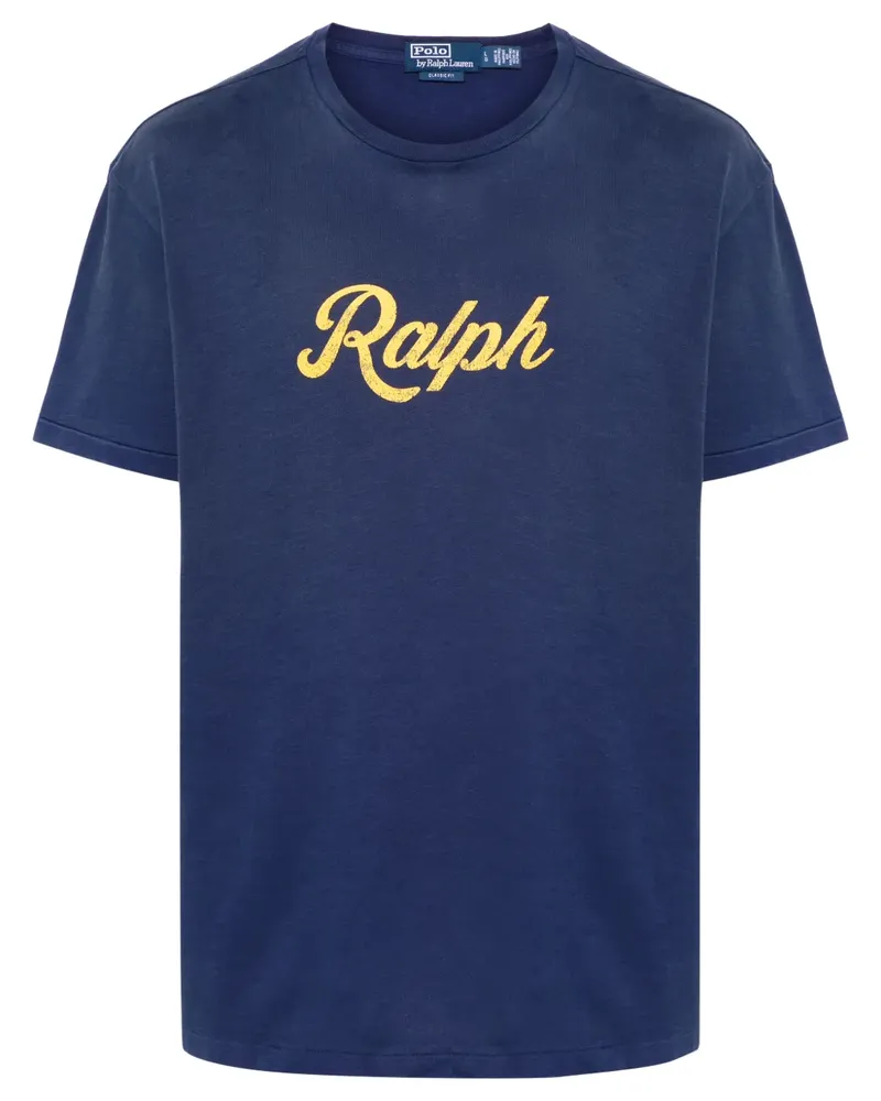 Ralph Lauren T-Shirt mit Logo-Print - Blau Blau