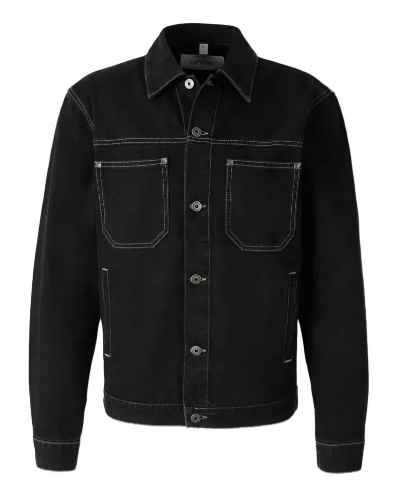 OFF-WHITE Jacke mit Taschen - Schwarz Schwarz