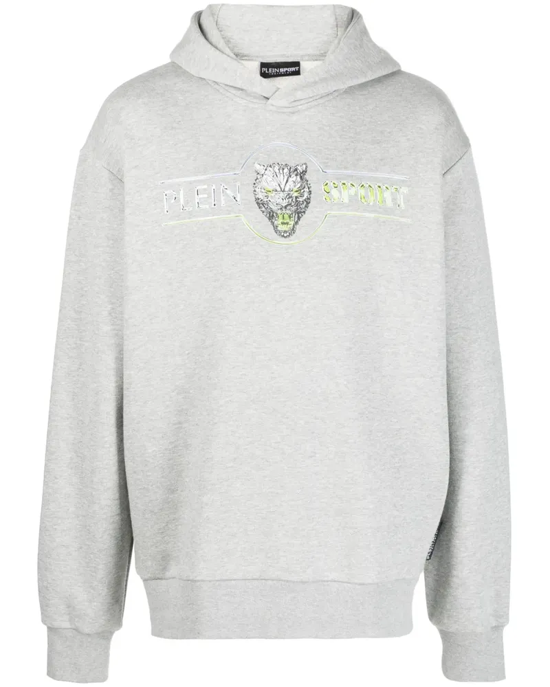 Philipp Plein Chrome Scratch Edition Hoodie - Grau Grau
