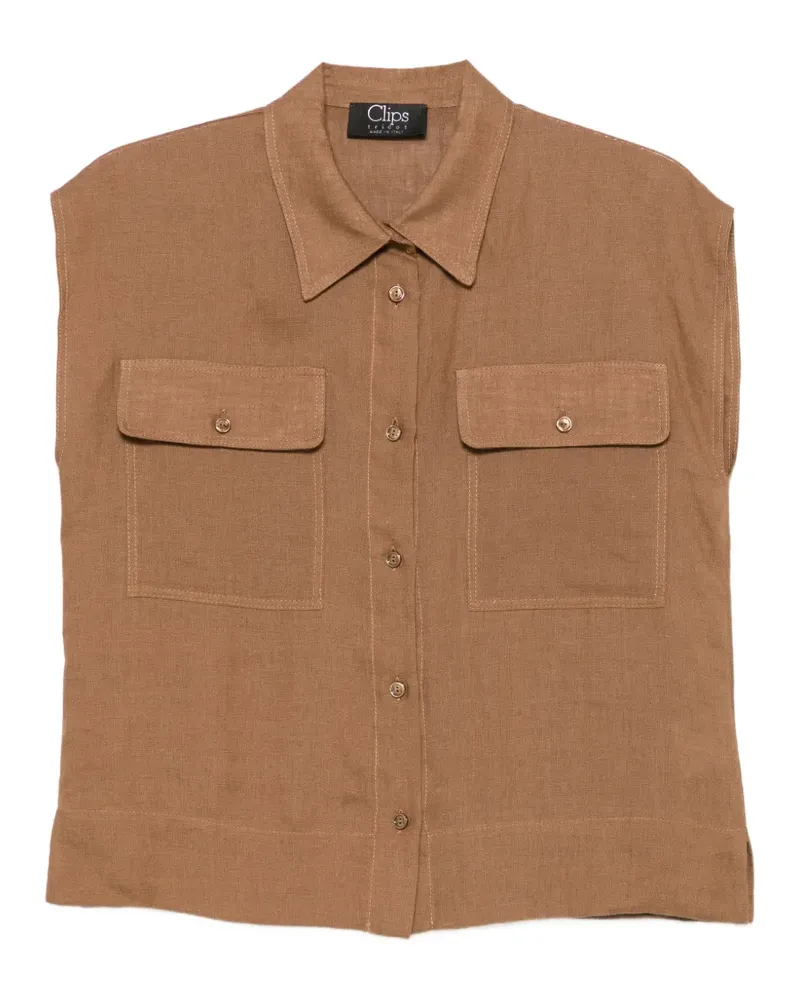 Clips flap-pockets shirt - Braun Braun