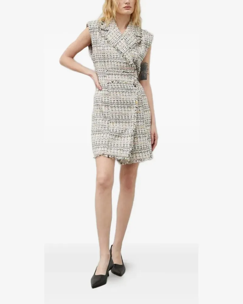 BRUUNS BAZAAR Kleid aus Tweed - Nude Nude