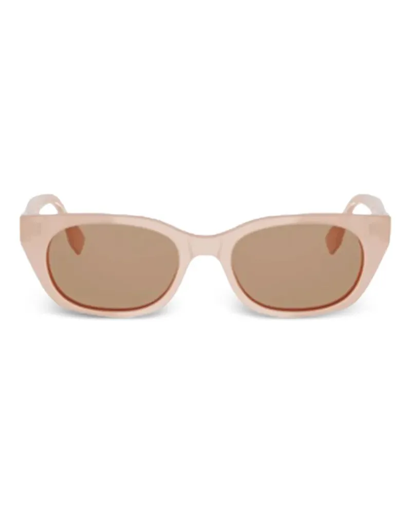 Fendi Cat-Eye-Sonnenbrille mit Logo-Schild - Rosa Rosa