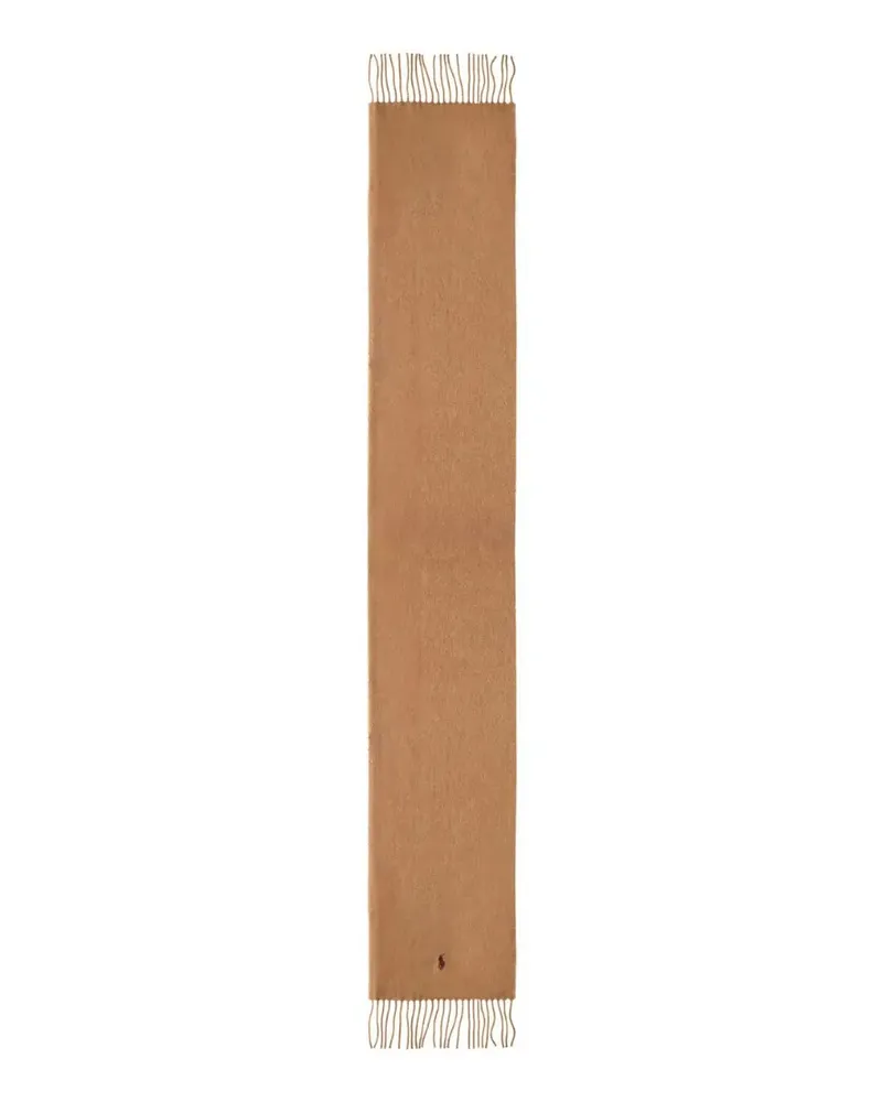 Ralph Lauren Schal mit Fransen - Braun Braun