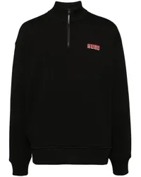 HUGO BOSS Sweatshirt mit Logo-Print Schwarz