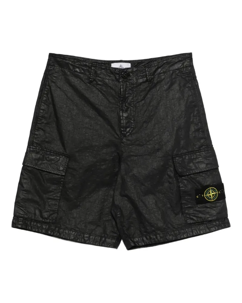 Stone Island Klassische Cargo-Shorts - Schwarz Schwarz
