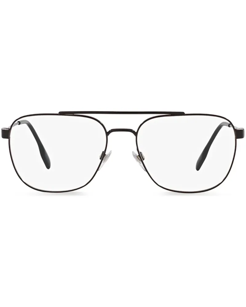 Burberry Brille mit Pilotengestell - Schwarz Schwarz