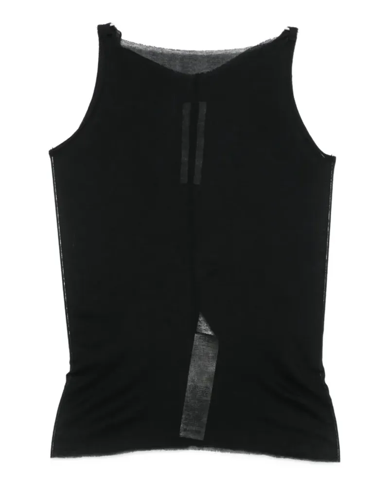 Rick Owens ribbed-knit tank top - Nude Nude