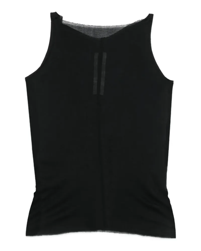 Rick Owens ribbed-knit tank top - Nude Nude