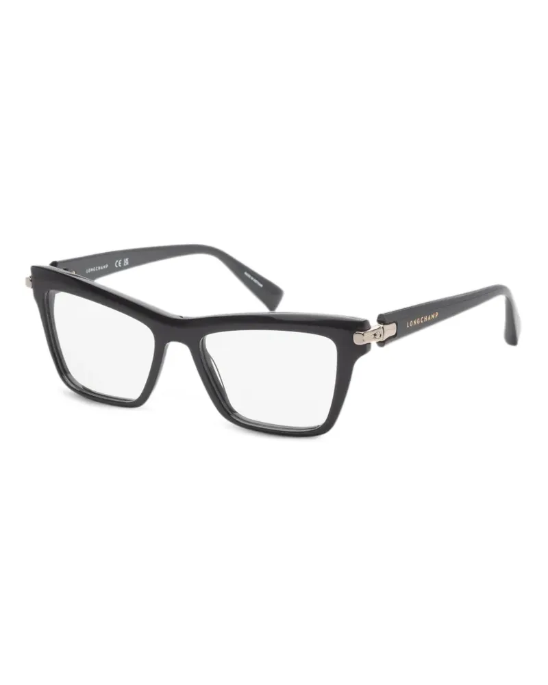 Longchamp Cat-Eye-Brille - Schwarz Schwarz