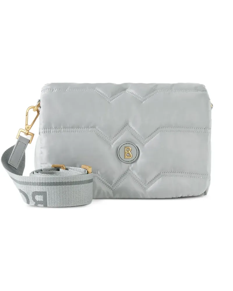 Bogner Gesteppte Wallis Tessuto Bar Beuteltasche - Grau Grau