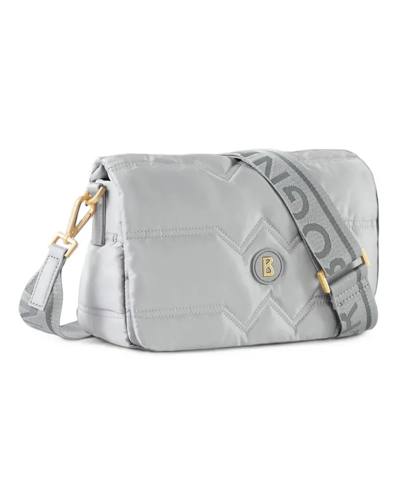 Bogner Gesteppte Wallis Tessuto Bar Beuteltasche - Grau Grau