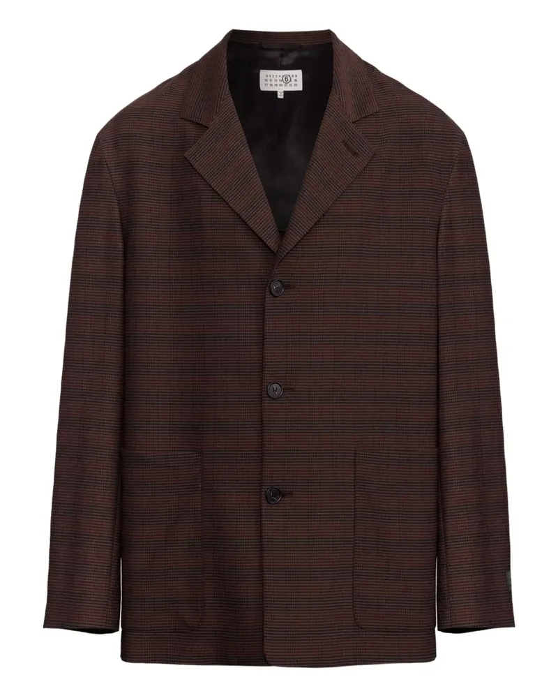 Maison Margiela Kariertes Sakko - Braun Braun
