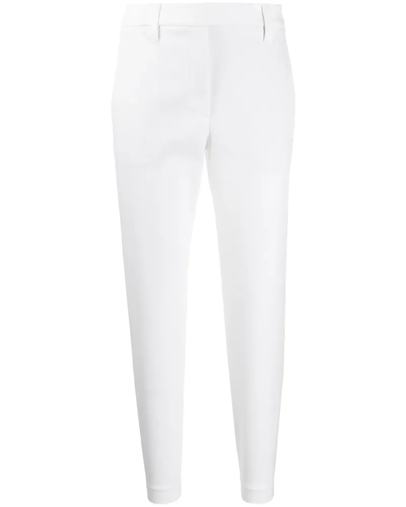 Brunello Cucinelli Hose mit schmalem Bein - Weiß Weiß