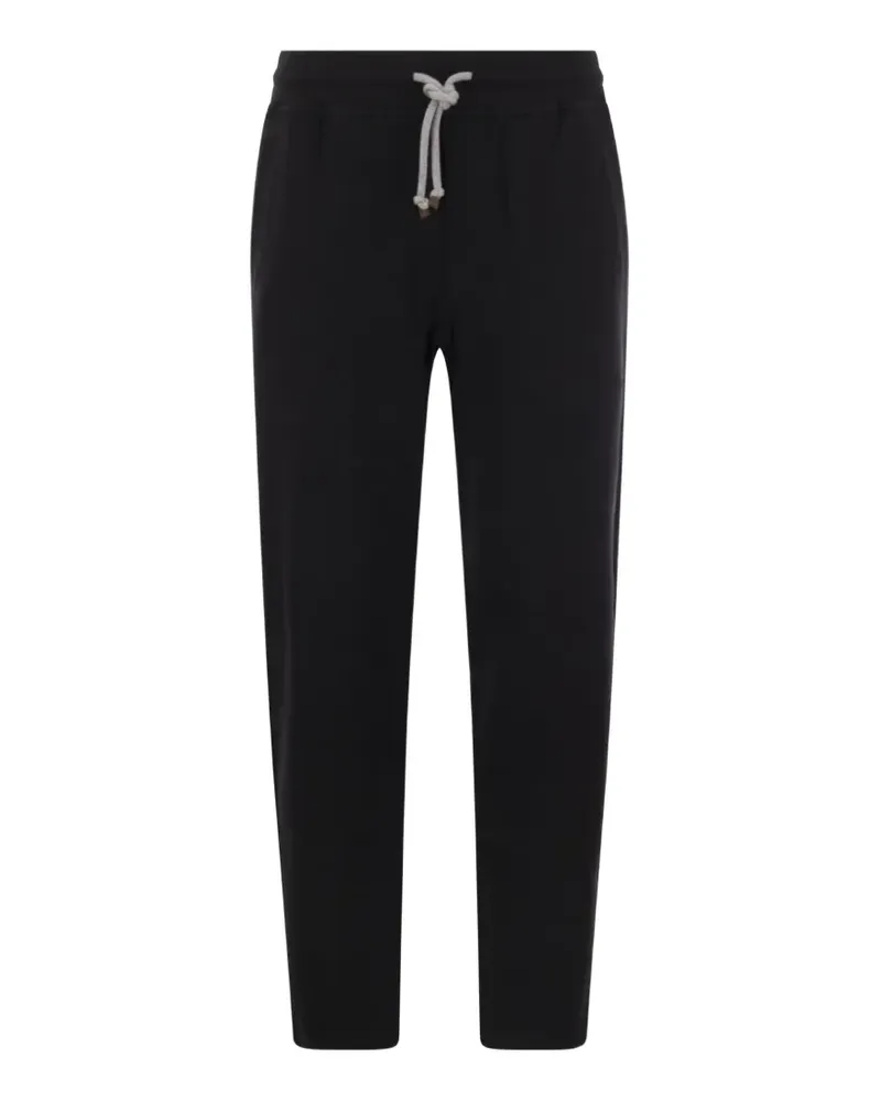 Brunello Cucinelli Hose mit Kordelzug - Schwarz Schwarz