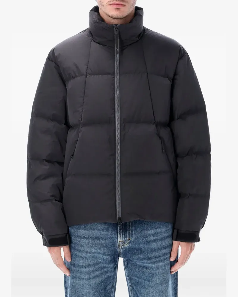 Goldwin Gefütterte Jacke mit Reißverschluss - Grau Grau