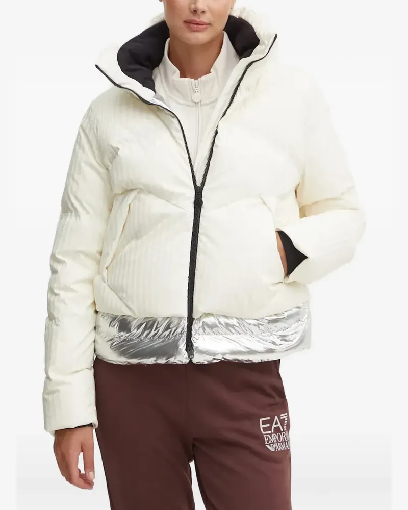 Sportalm quilted metallic-trim jacket - Nude Nude