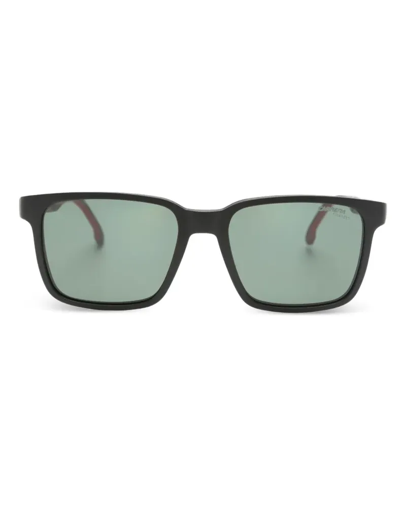 Carrera Sonnenbrille mit eckigem Gestell - Schwarz Schwarz