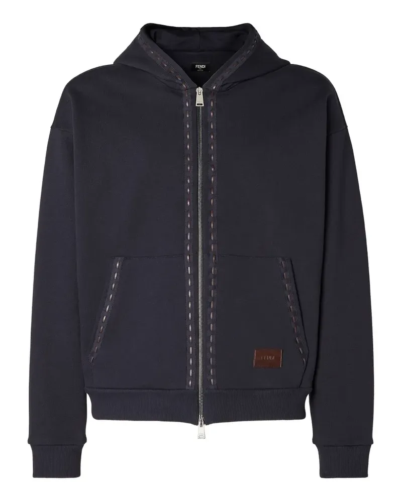 Fendi Selleria Kapuzenjacke - Blau Blau