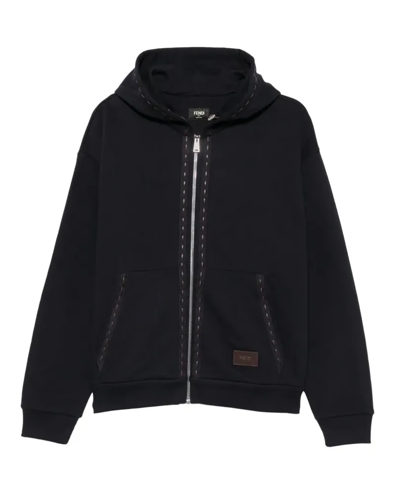 Fendi Selleria Kapuzenjacke - Blau Blau