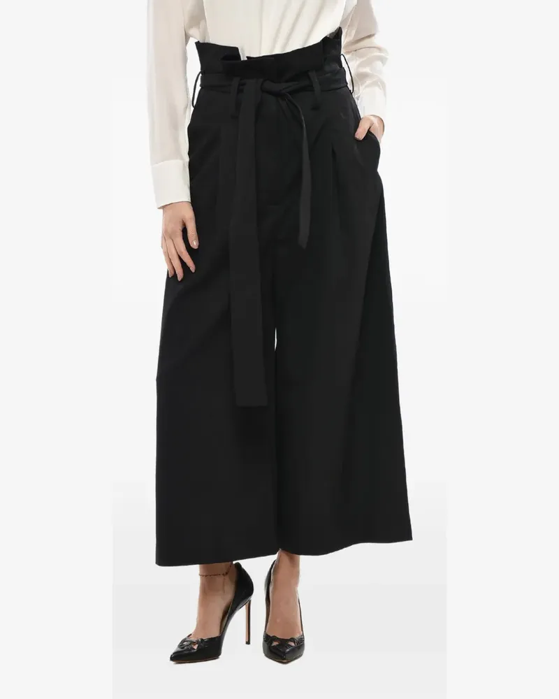 Stella McCartney Maggie Hose mit Gürtel - Schwarz Schwarz