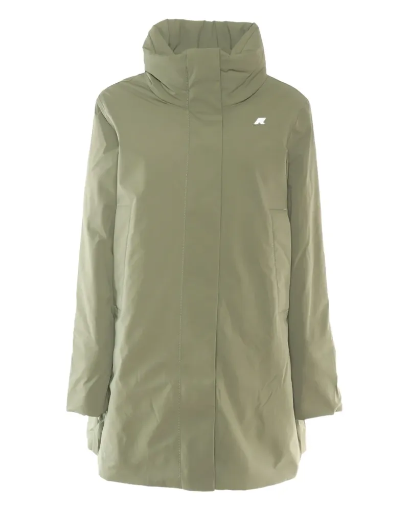 K-Way Wattierter Marla Parka mit Stehkragen - Nude Nude