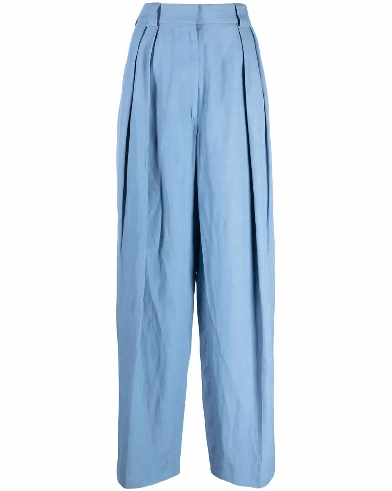 Stella McCartney Hose mit hohem Bund - Blau Blau