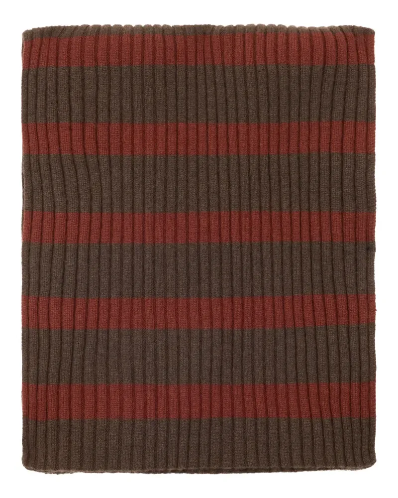 Malo striped scarf - Braun Braun