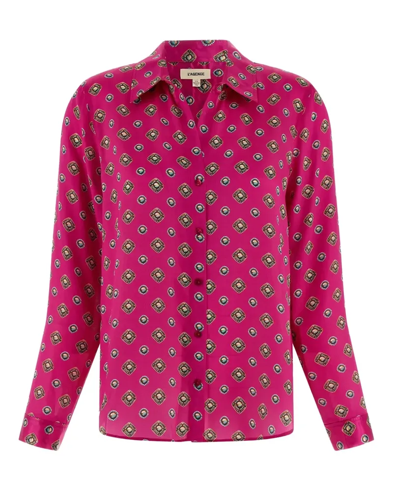 L'Agence Tyler Hemd - Rosa Rosa