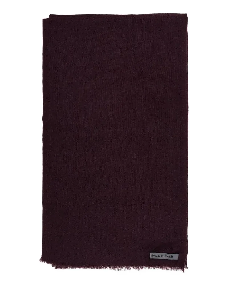 Denis Colomb fringed ringshawl scarve - Violett Violett
