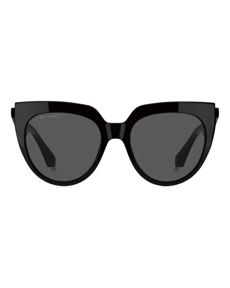 Etro Sonnenbrille mit Cat-Eye-Gestell - Schwarz Schwarz