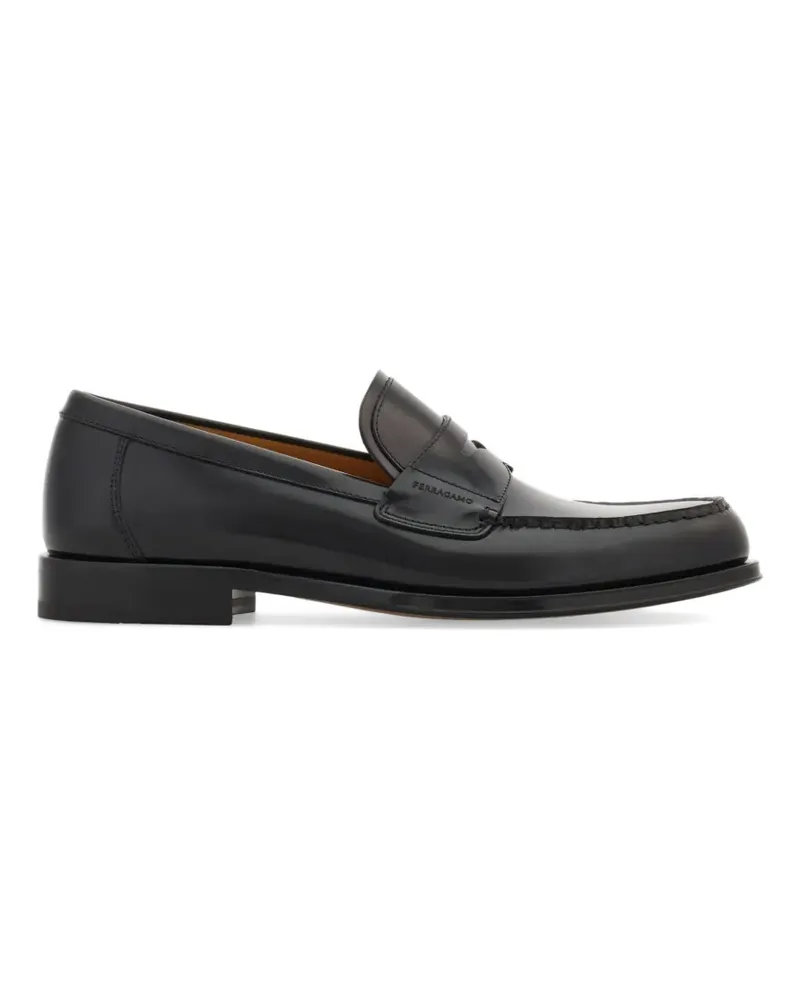 Ferragamo Klassische Penny-Loafer - Schwarz Schwarz