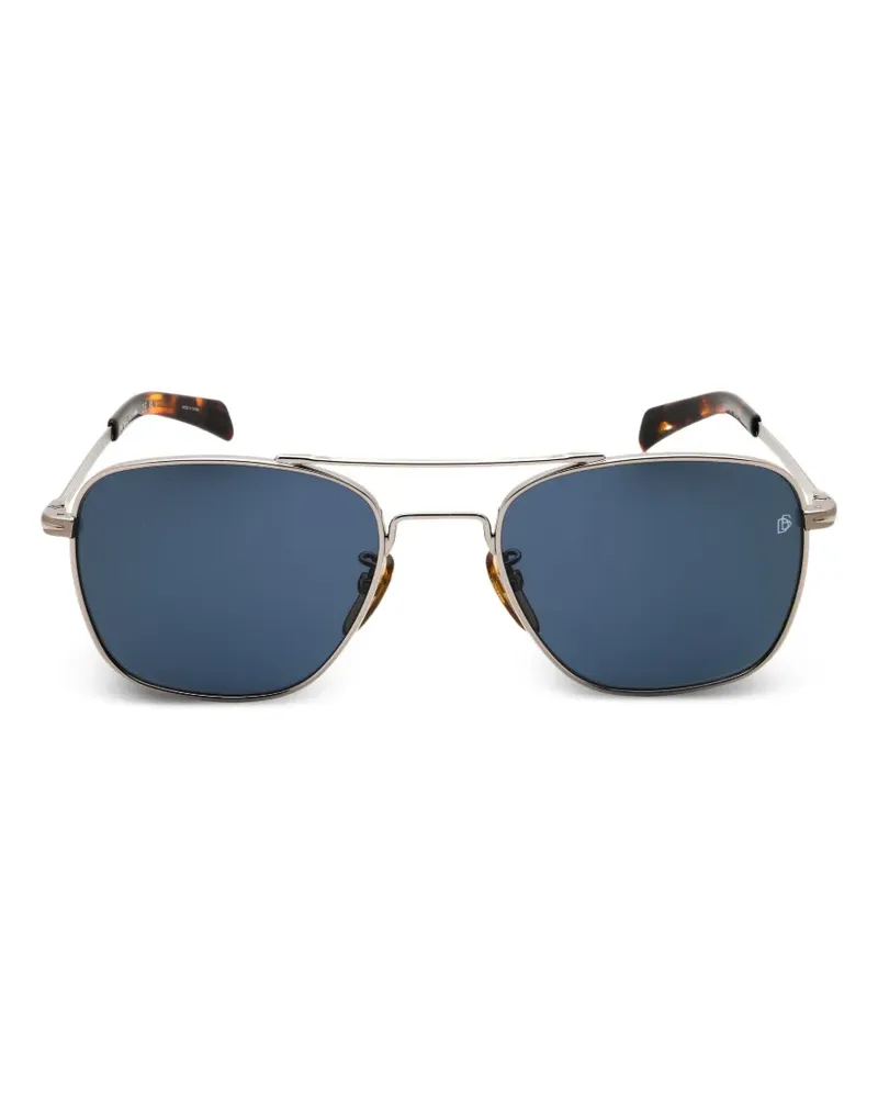 EYEWEAR by DAVID BECKHAM Getönte Pilotenbrille - Silber Silber