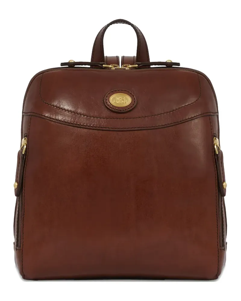 The Bridge leather zip-fastening backpack - Braun Braun