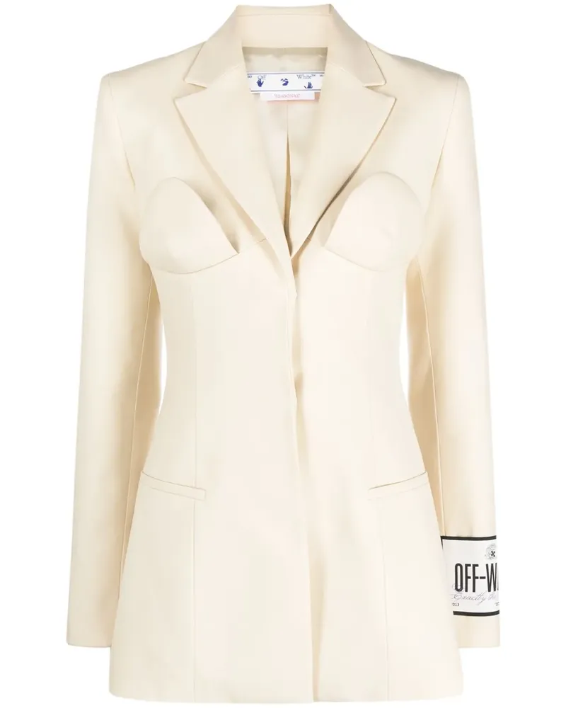 OFF-WHITE Trocken Wo Ablohland Jacke - Nude Nude