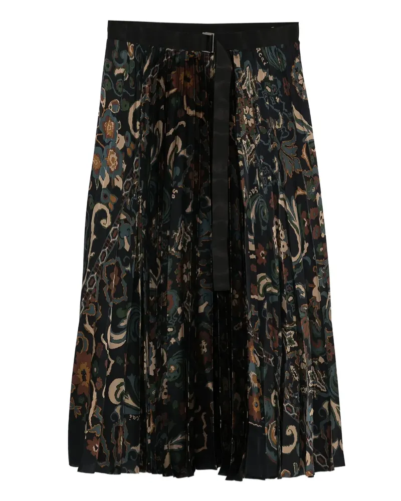Sacai Rock mit Paisley-Print - Blau Blau