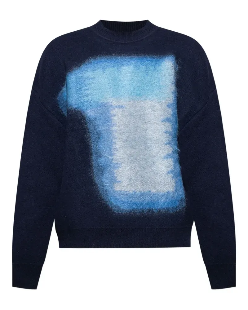 Givenchy Pullover mit abstraktem Print - Blau Blau
