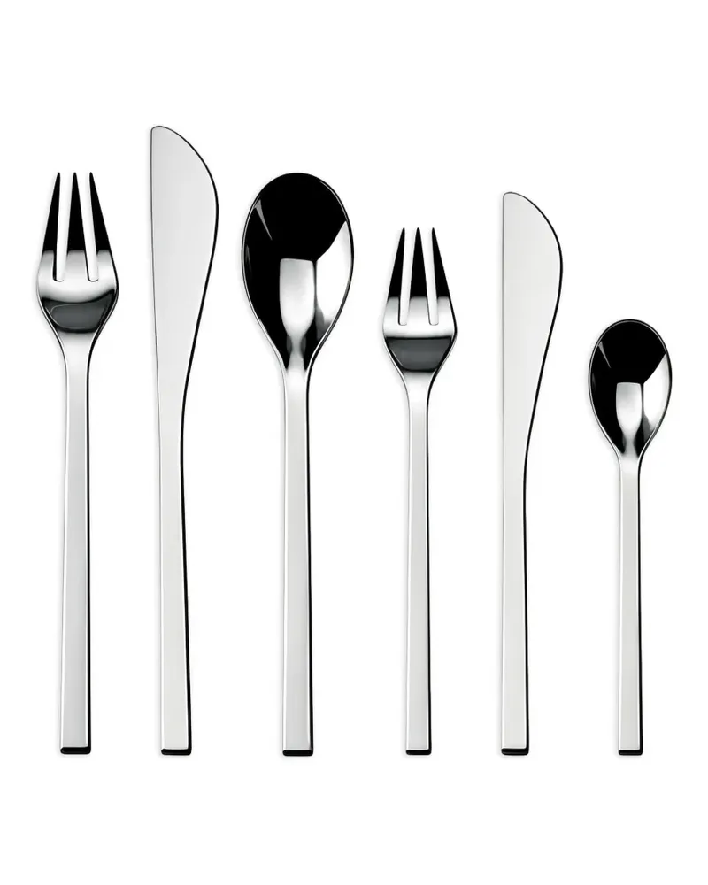 Alessi Colombina polished cutlery set (six-person setting) - Silber Silber