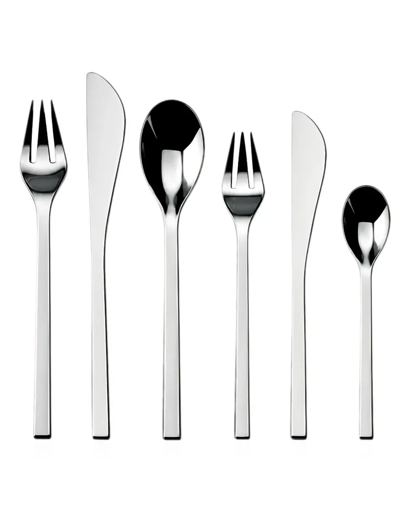 Alessi Colombina polished cutlery set (six-person setting) - Silber Silber