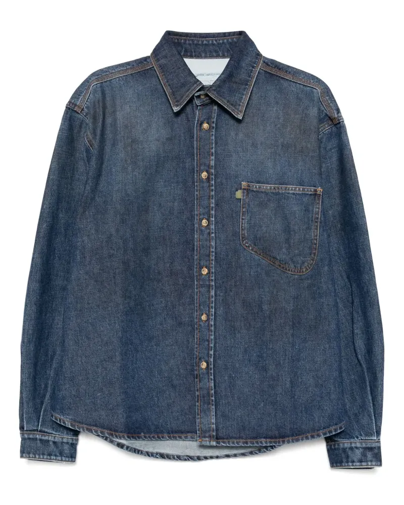 ERL Klassische Jeansjacke - Blau Blau