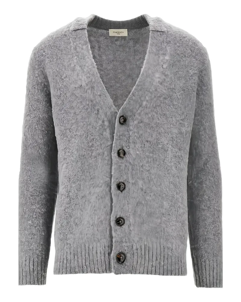 Piacenza Cashmere button-up cardigan - Grau Grau