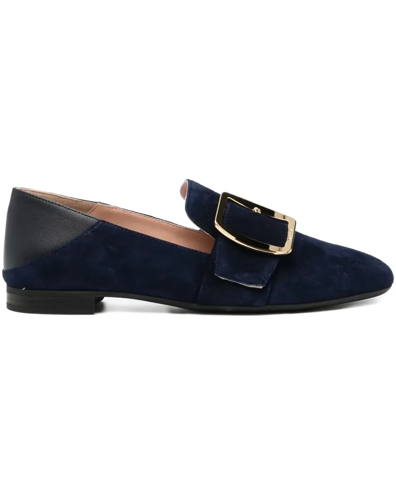 Bally buckle strap loafers - Blau Blau