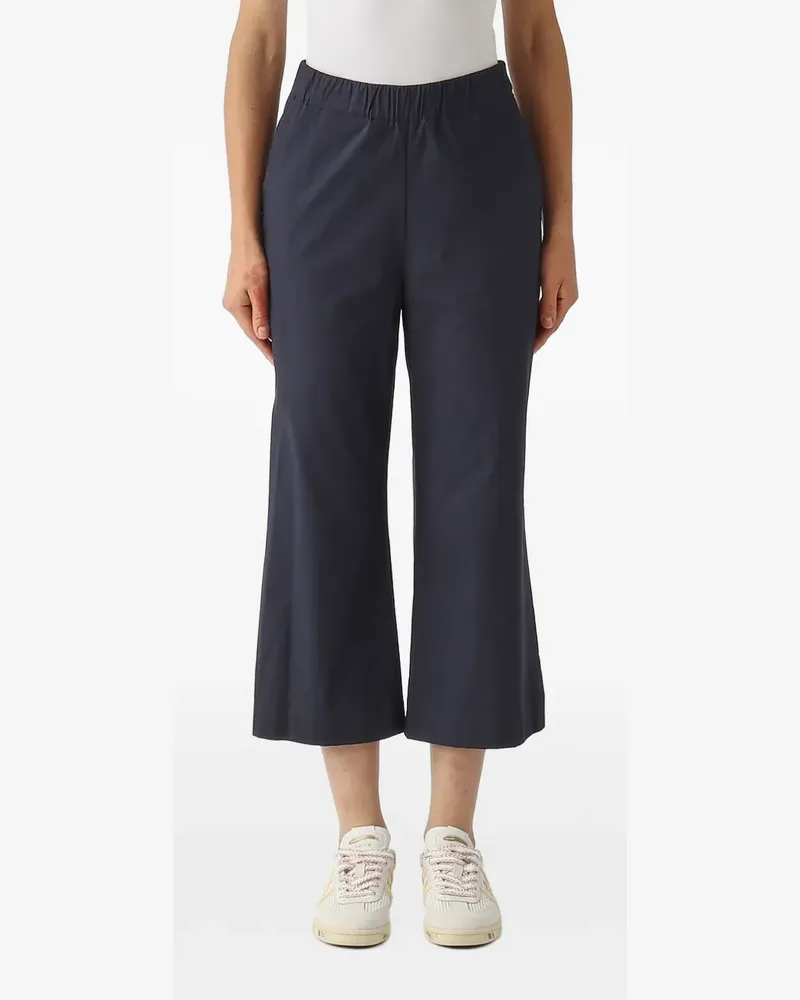 Gran Sasso Cropped-Hose mit Stretchbund - Blau Blau